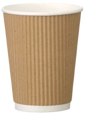 200 Ml Disposable Ripple Paper Glass