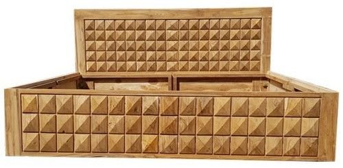 Designer Sagwan Panel Diwan Bed