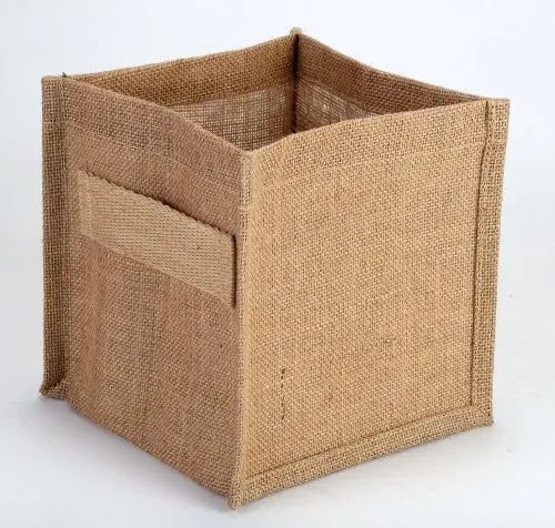 Brown Jute Storage Bag