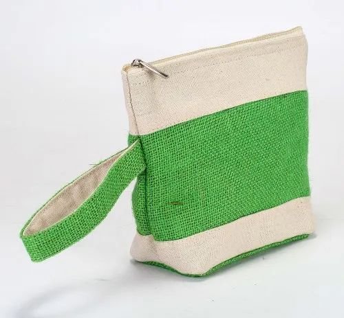 Dyed Jute Jewelry Pouch