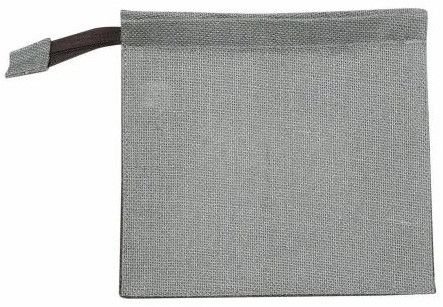 Grey Jute Promotional Pouches