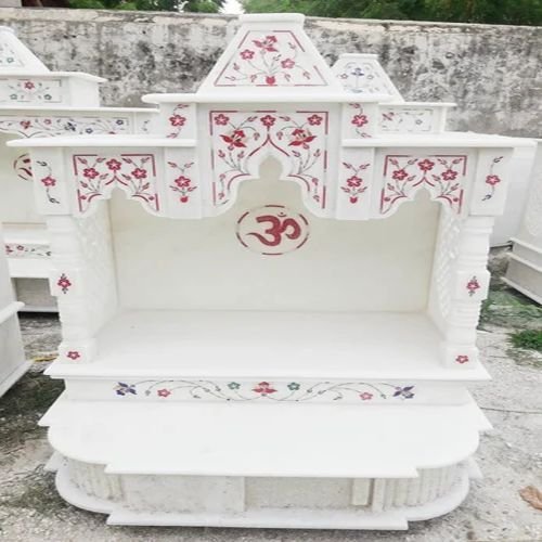 Antique White Marble Temple