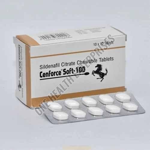 Cenforce Soft 100 Sildenafil Citrate Tablet