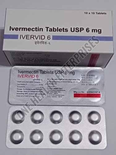 Ivervid 6mg Ivermectin Tablet