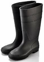 PVC Black Industrial Safety Gumboots