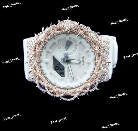 925 Silver VVS Moissanite Iced Out Luxury Watch