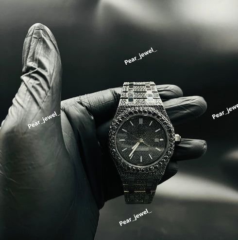 Iced Out VVS Moissanite Diamond Unisex Luxury Watch