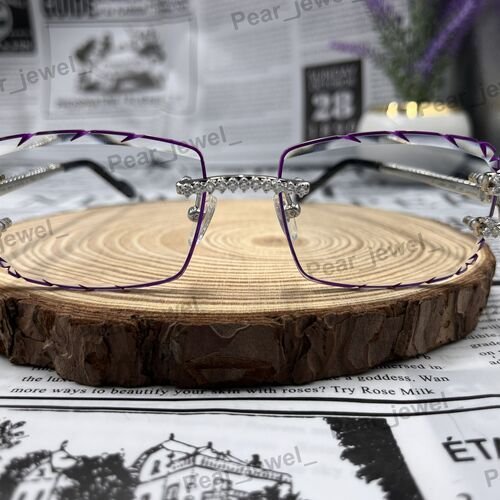 VVS Moissanite Iced Out Rimless Luxury Sunglasses