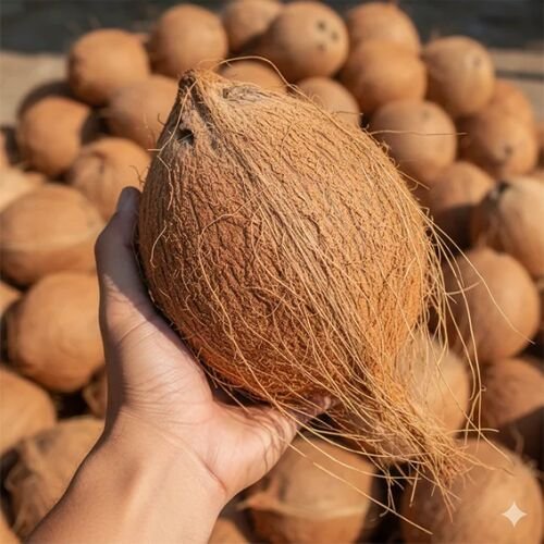 Semi Husked Coconut