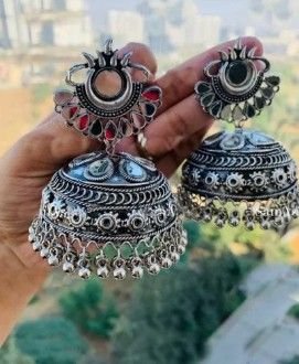 Oxidized Earrings
