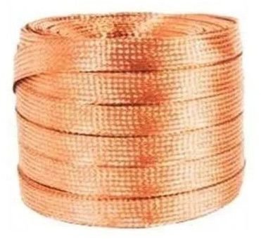 Flat Braided Flexible Copper Wire