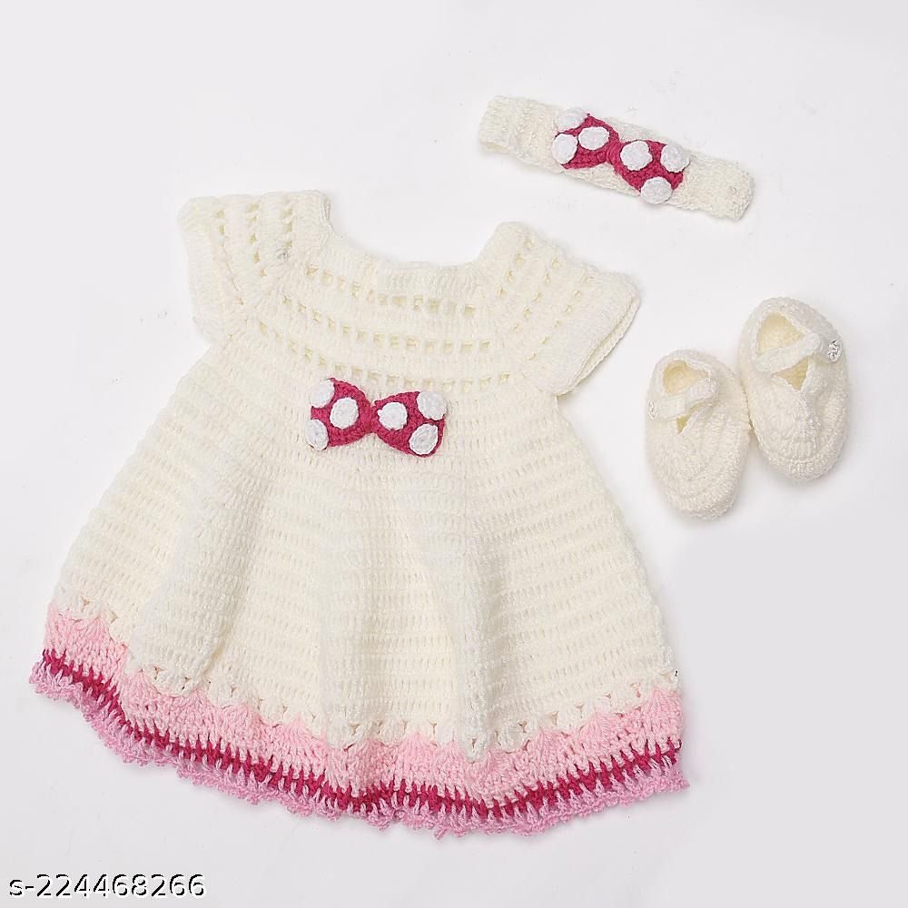 Baby Blossom Handmade Crochet Dress Set