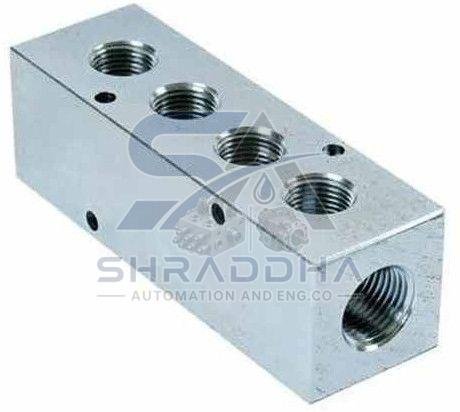 Mild Steel Hydraulic Manifold Block