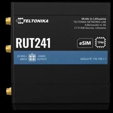 Teltonika RUT241 eSIM Industrial 4G eSIM Router