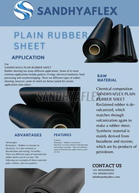 Sandhyaflex Packing Plain Rubber Sheet
