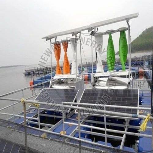 12kW Floating Solar Wind Hybrid Power System