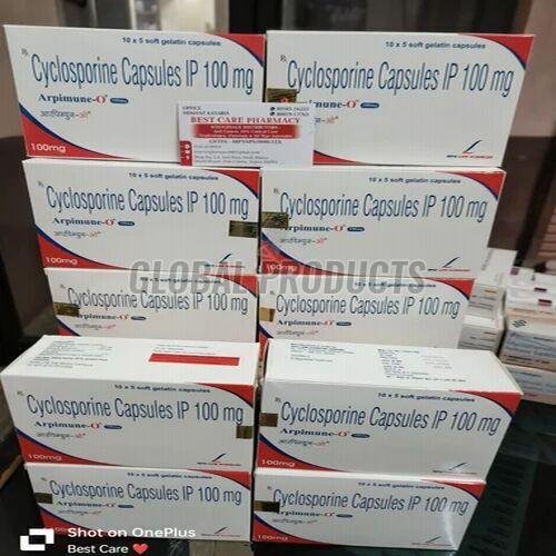 Cyclosporine Capsules IP 100 Mg