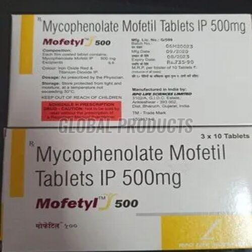 Mycophenolate Mofetil Tablets 500mg