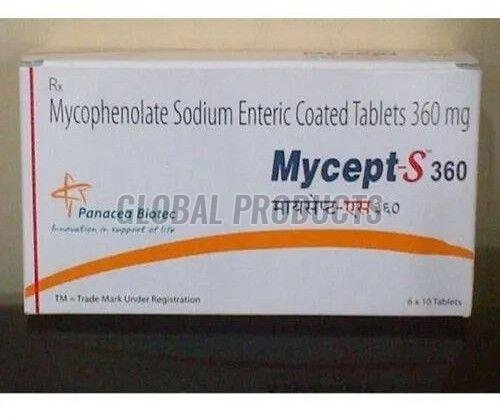 Mycophenolate Sodium Enteric Coated Tablet 360 Mg