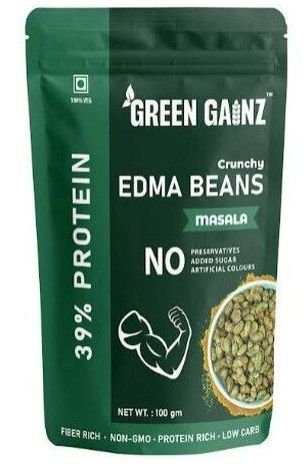 Green Gainz Crunchy Masala Roasted Edamame Beans
