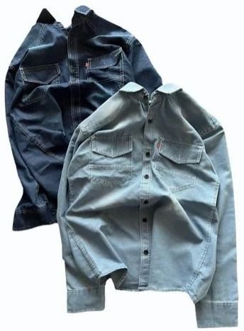 Mens Denim Utility Full Sleeve Casual Shirt