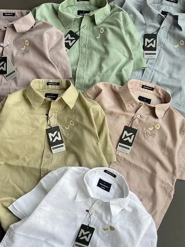 Mens Full Sleeve Linen Casual Shirt