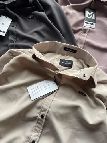Mens Smart Button Down Cotton Casual Shirt