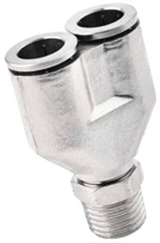 Y Brass Push Fitting Male