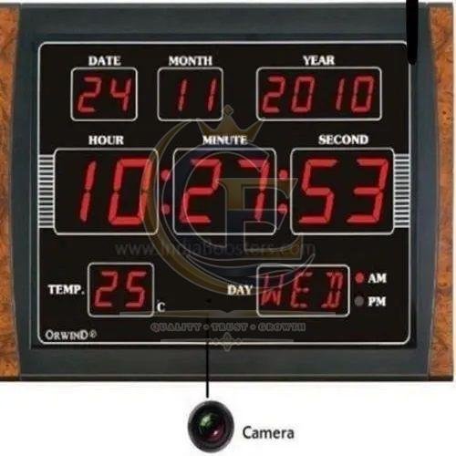 1080p ajanta olc 105 wall clock full hd spy camera