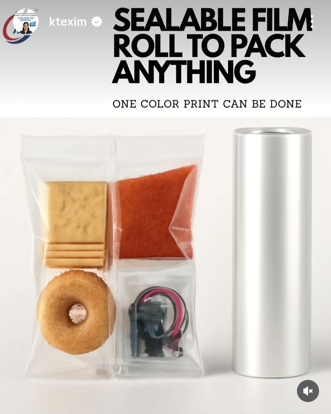 Two Layer Laminated Film Roll