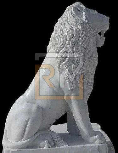 Marble Antique Lion Statue
