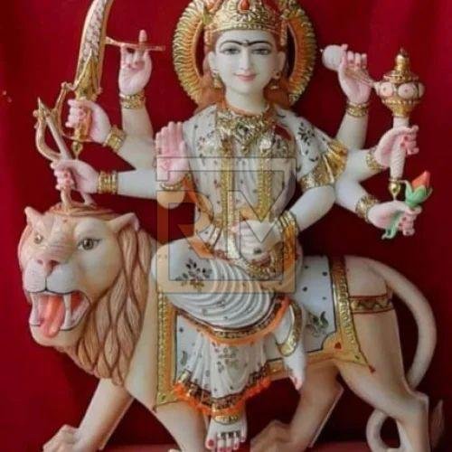 Marble Mahagauri Mata Statue