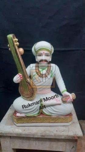 Marble Sant Tukaram Maharaj Statue