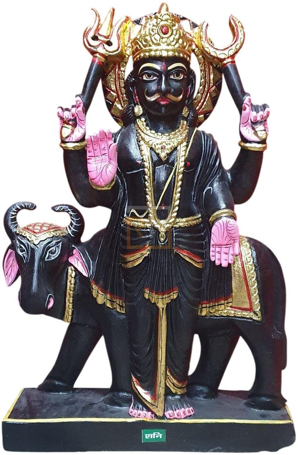 Marble Shani Dev Statue