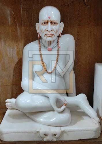 Marble Swami Samarth Statue