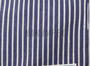 Striped Cotton Drill Fabric