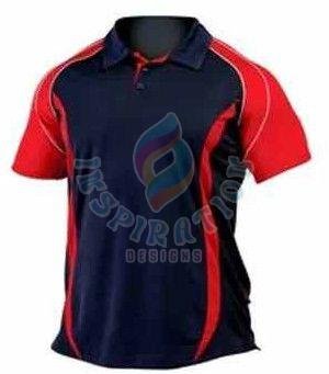 Athletic Polo Neck T Shirt