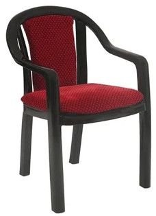 Plastic Chair With Cushion