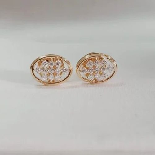 Beaded Diamond Earrings
