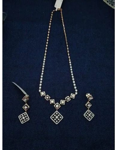 Designer Diamond Necklace Set