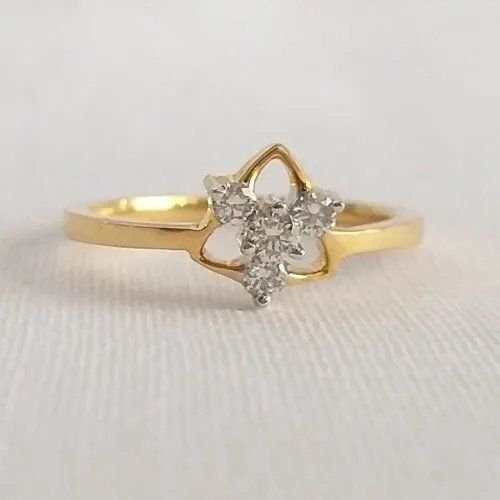 Triangle Shape Diamond Ring
