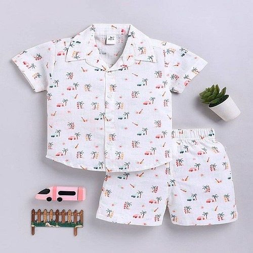 Unisex Baby Cotton Night Suit Set