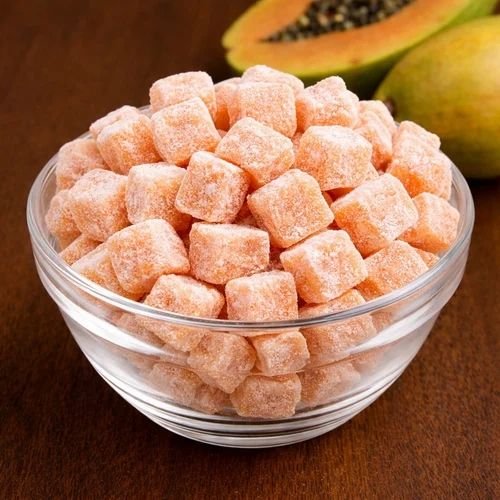 Freeze Dried Papaya Cubes