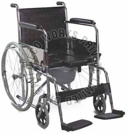 Commode Folding Wheelchair
