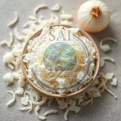 Dehydrated White Onion Flakes