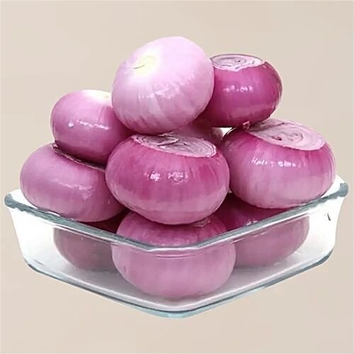 Peeled Red Onion