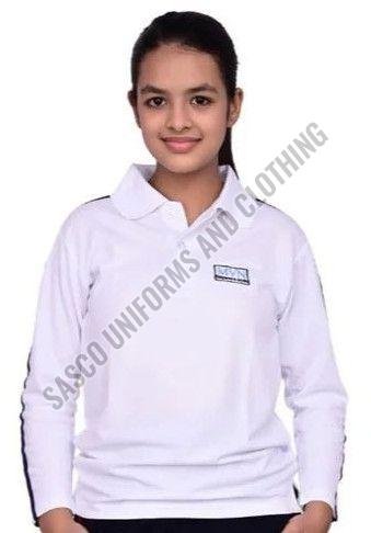 Girls Full Sleeve School T-Shirts
