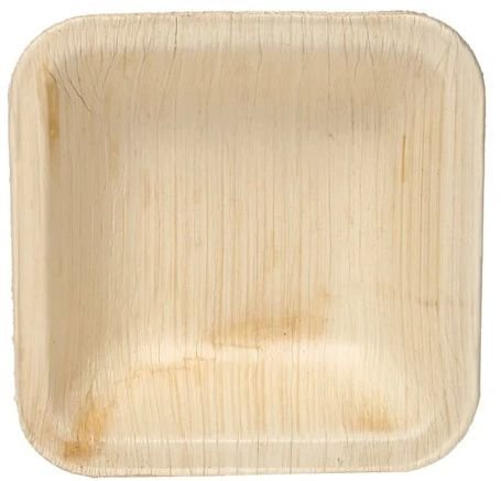 8 Inch Square Areca Leaf Bowl