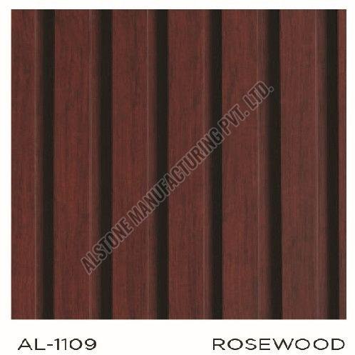 AL-1109 Rosewood Aluminium Standard Louvered Panel
