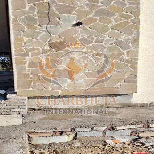 Brown Crazy Paving Flagstone Sandstone